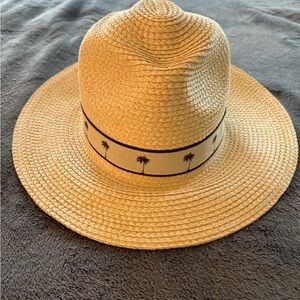 Palm Tree Band Straw Hat